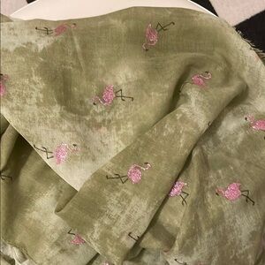 #049. Pink Flamingo Scarf
